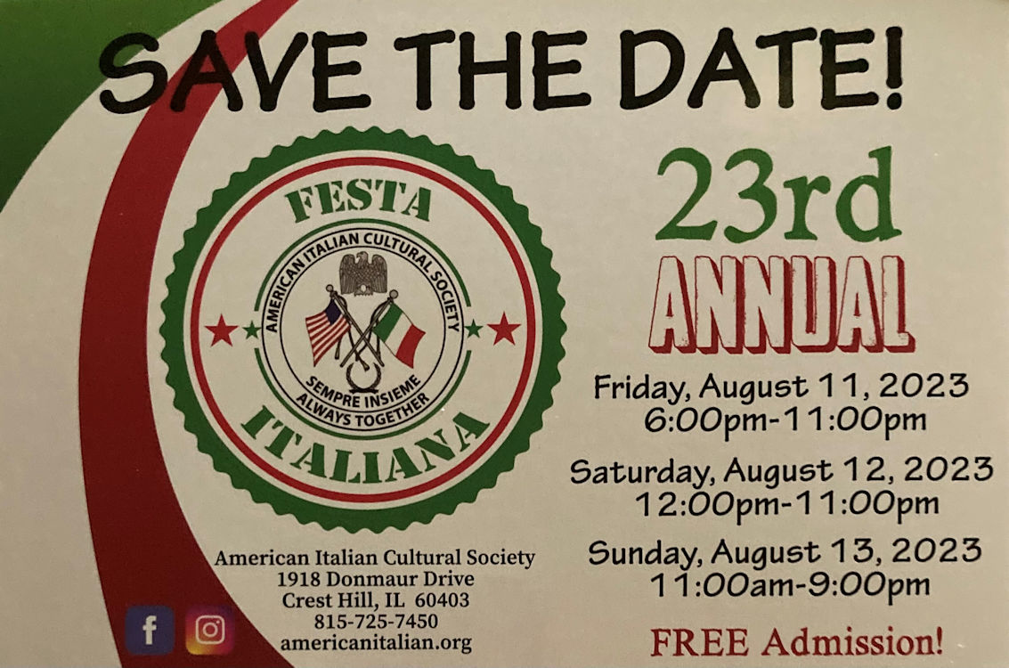 Festa Italiana Route 66 Association of Illinois